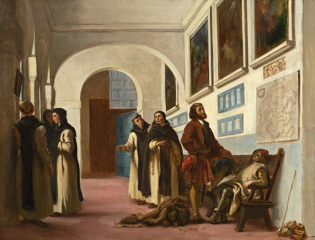 Colombo e suo figlio a La Rábida - National Gallery of Art